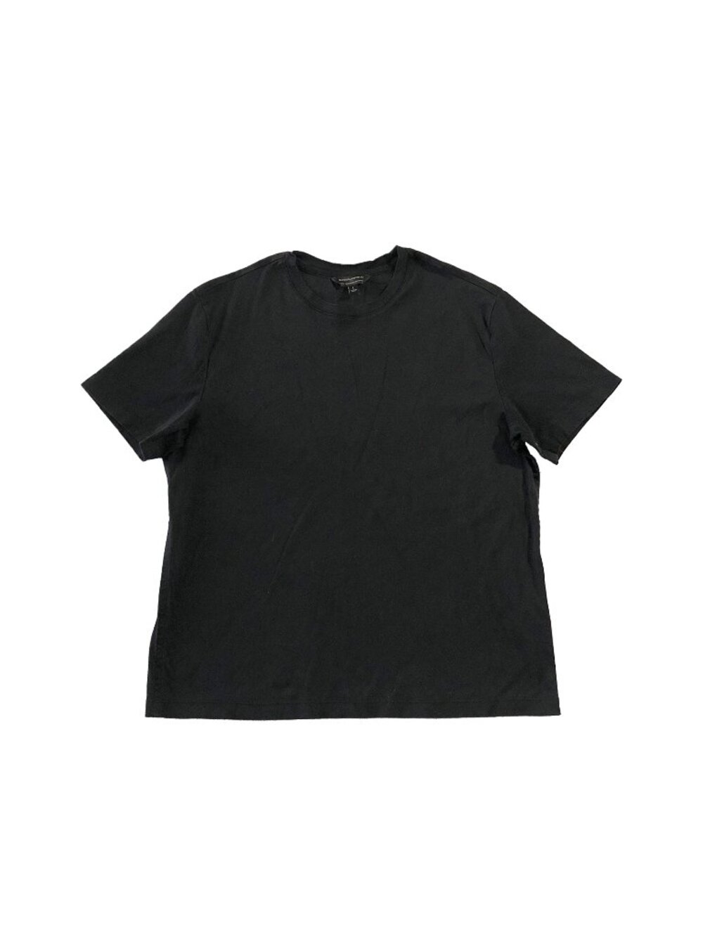 Banana Republic T-Shirt Mens L Black Luxe Touch Performance Cotton Crewneck Tee